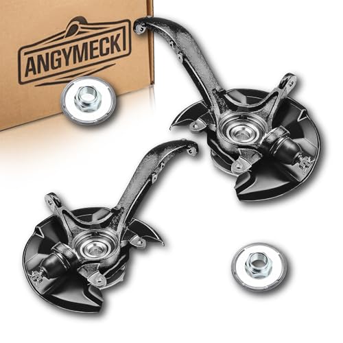 2PCS Front Steering Knuckle & Wheel Bearing Hub Assembly Fits