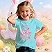 COMIZI Easter Shirts for Toddler Boys Girls Happy Easter Eggs Bows T-Shirt Kids Bunny Eggs Hunts Tee Tops
