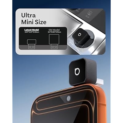 Ottocast Mini Tube 2026 – Adattatore Wireless Per CarPlay E Android Auto, WiFi Dual-band E Plug & Play