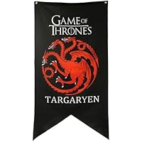 game thrones dragon - banner de casa game thrones Targaryen