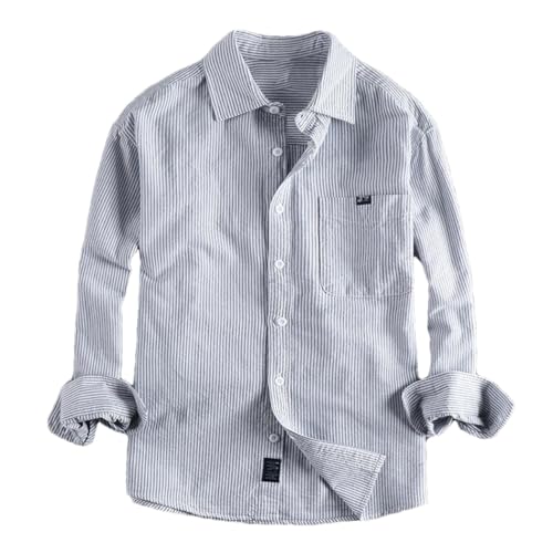 Chemise à manches longues rétro pour les sorties d'automne casual