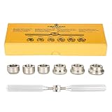 VGBEY Reloj Abierto, Herramienta de reparación de Reloj del abrelatas de la batería del removedor de la Caja del Reloj de Acero con 6 Dados Ideal para Tudor