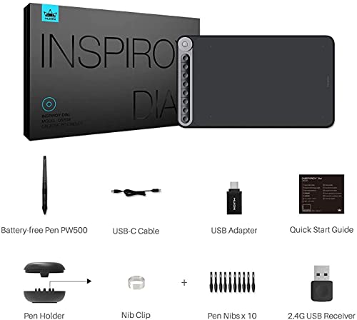 MESA DIGITALIZADORA HUION INSPIROY DIAL Q620M