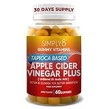 Simply8 Apple Cider Vinegar Gummies + Probiotics - Promotes Healthy Digestion, Cleansing, and Detox