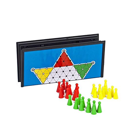 We Games Magnetic Travel Chinese Checkers Board Game - 8 In. #TOP4
