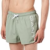 GANT Herren SC Lightweight Logo Swim Shorts Badehose, Kalamata Green, XXL