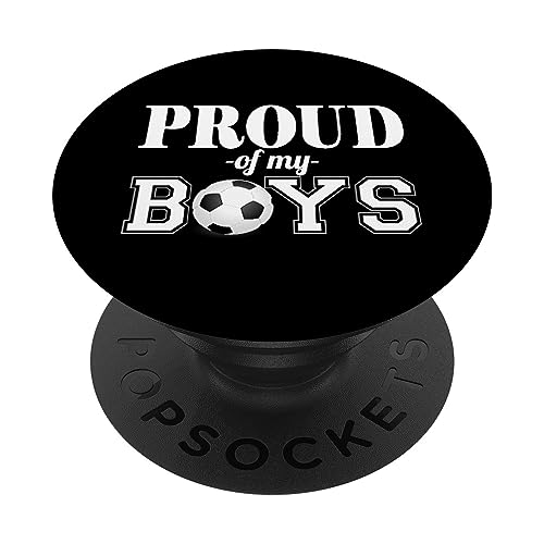 Proud Of My Soccer Boys - Divertente amante del calcio PopSockets PopGrip Intercambiabile