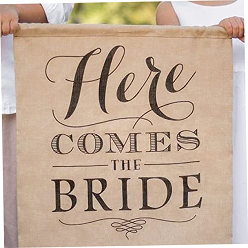 Signos de boda para ceremonia solución decorativa de bienvenida rústica Abaodam 2 piezas 8