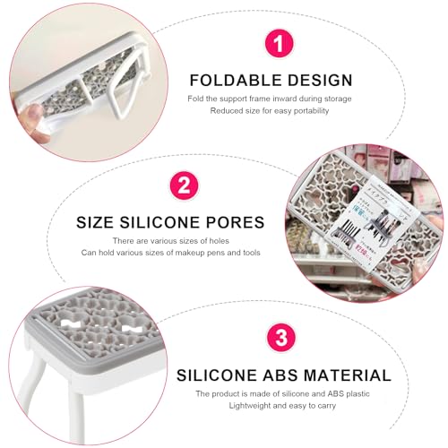 Fhioevt 2 Pezzi Porta Pennelli Make up Organizer
