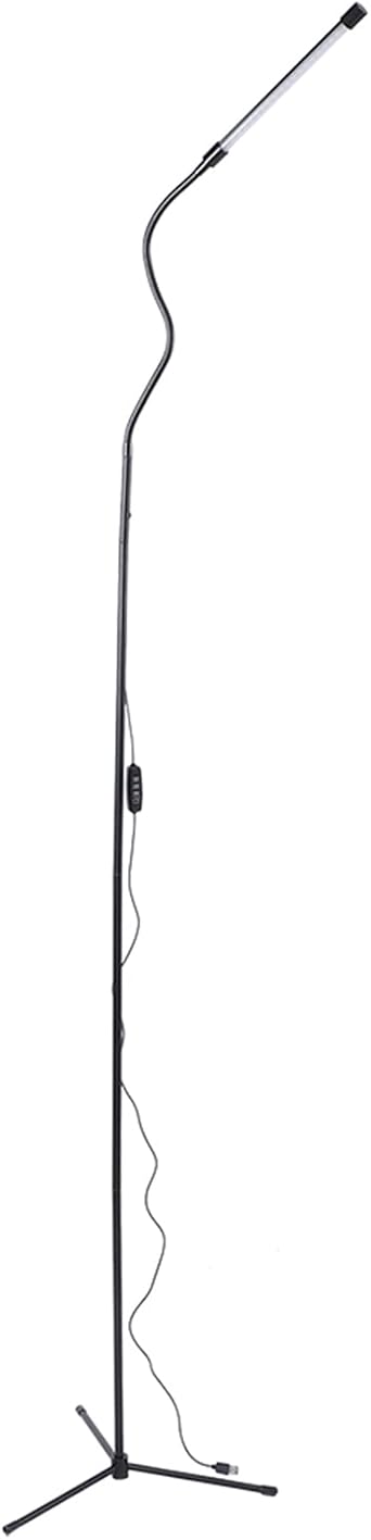 eecoo LED Floor Lamp, 10W Modern Reading Standing Lamp with 10 Brightness Levels & 3 Colors Temperatures, Timing Function, Dimmable Adjustable LED Floor Light for Craft Painting Piano Bedroom Office