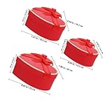 AKOOSY Caja de Obsequio en Forma de Corazón Roja Caja de Papel...