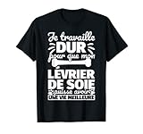 Lévrier de soie chien drôle T-Shirt