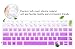 Keyboard Cover for HP Laptop 14/HP Pavilion 14-dq 14-fq 14-dk 14m-dh 14-cd/ce/cf 14-cf0006dx/cf0012dx 14-dq0052dx 14-dq5043cl 14-dq2078wm 14-dq0055dx 14-dq0002dx dq0057nr 14-fq0040nr/fq0050nr, Purple