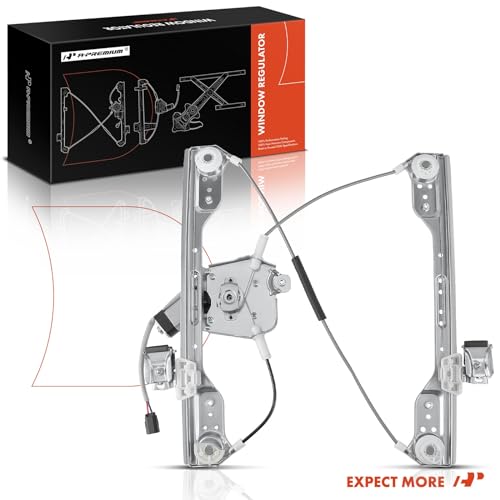 A-Premium Front Driver Side Power Window Regulator with 2-Pin Motor Compatible with Chrysler 300 2005-2010 & Dodge Charger 2006-2010, Magnum 2005-2008, Without Anti-Pinch and One Touch Up Function by A-Premium - Image 8