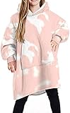 Multifunktionaler Hoodie: Dies ist ein tragbarer Decken-Hoodie. Wenn Sie zu Hause ruhen, fernsehen, Spiele spielen, auf dem Bett, dem Sofa lesen, arbeiten oder campen usw., bleiben Sie warm und bequem.