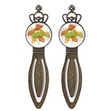2pcs Different Color Vintage Metal Bookmarks, Gift for Women Men Readers Librarian Mom Lady Female,