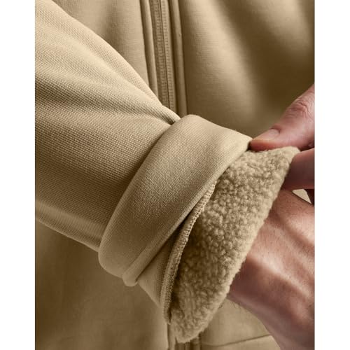 Under Armour Men's ArmourFleece Full Zip Hoodie, 299 BEIGE, SM - image 2