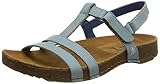 zapatos art hombre Sandalia plana de cuero para mujer