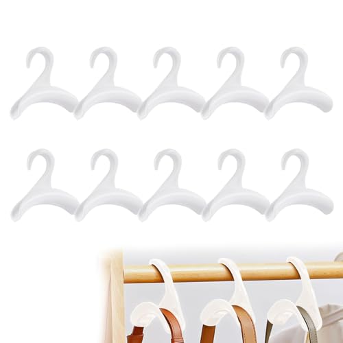 Image of 10 PCS Bag Hanger, Purse Hanger，Handbag Storage Organizer, S Hooks for Hanging Bags, Space-Saving Closet Solution for Purses, Totes, Backpacks