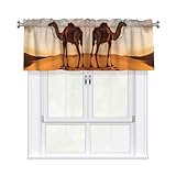 Scenari applicabili: le tende corte con aste mantovana possono coprire la parte superiore della finestra per proteggere la privacy e possono essere utilizzate anche da sole per finestre più corte. Decora cucina, bagno, camera da letto, soggiorno, sala da pranzo, ufficio, hotel, ecc.