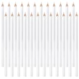 【24-Piece Sewing Marking Set】This pack includes 24 white fabric chalk pencils, providing ample quantity for sewing projects, replacements, and crafting needs. As essential sewing accessories and supplies, they cater to dressmakers, quilters, and DIY ...