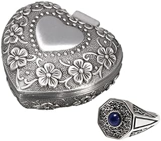 Silver TVD Silver Lapis Lazuli ring ~ TVD The Originals Mikaelson family daylight ring in Heart metal box ✬✬✬By Fantasy World✬✬✬ (gold, 12)