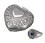 Silver TVD Silver Lapis Lazuli ring ~ TVD The Originals Mikaelson family daylight ring in Heart metal box ✬✬✬By Fantasy World✬✬✬ (gold, 12)