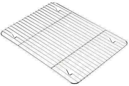 LKOP Baking sheet with grid, steel cookie tray Padro Bakeware sets Baking pans set Cookie sheets for baking Sheet pan Baking tray Baking accessories Cookie sheet set