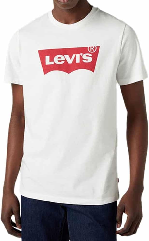 T-shirt da uomo con collo ricamato con grafica Levi’s