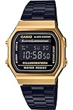 Illuminator Casio Collection UnisexRetro Armbanduhr A168WEGB-1BEF