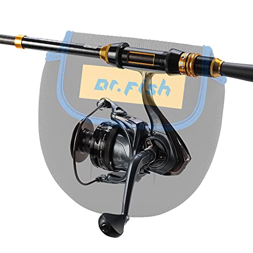Dr.fish Fishing Reel Cover For Spinning Reel, Neoprene Fishing Reel Bag With Handle Slot, Spinning Reel Storage Case Pouch Reel Accessories Fits 6000 And Up #TOP4
