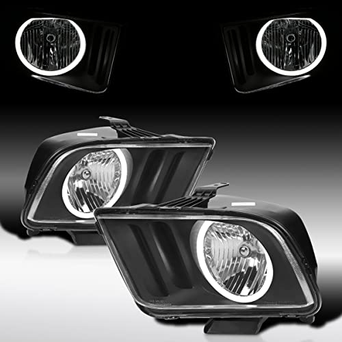 Autozensation LED Halo Headlights for 2005-2009 Ford Mustang