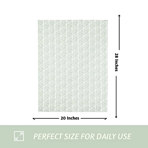 Folkulture Kitchen Towels With Hanging Loop, Set Of 3-100% Cotton Dish Towels For Mushroom Décor, Decorative Tea Towels Or Hand Towels For Farmhouse, Absorbent Dishcloths, 20" X 26" (Keep Growing) #TOP4