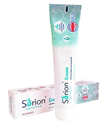 Sorion Sensitive Cream for Dry Skin with Shea Butter, Coconut Oil, Neem, Turmeric, Pala Indigo and Vitamin E to Enrich Comfort