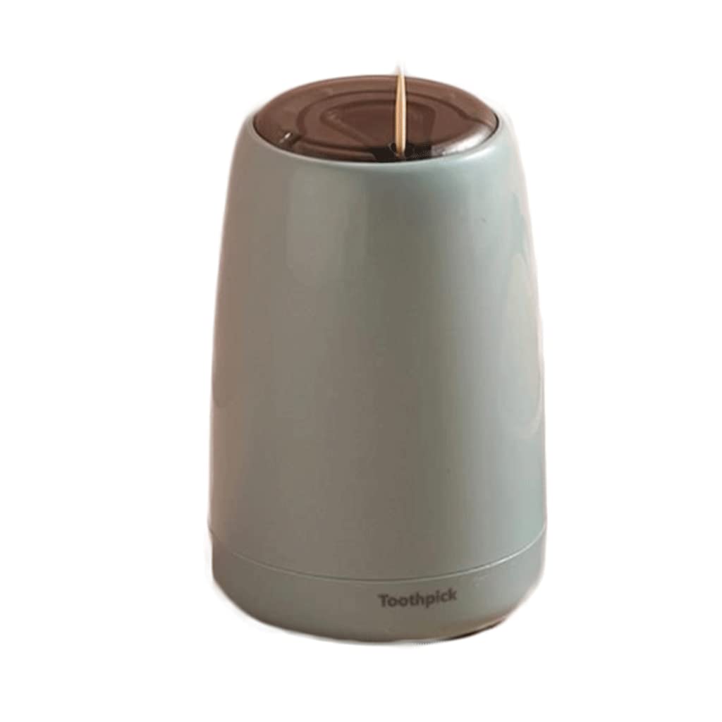 Wdwdw Green Toothpicks Dispenser Toothpick Box Fashion Automatic Pops Up Holder Plastic Container Creative Storage For Household