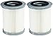 Green Label 2 Pack Replacement HEPA Filter 59157055 for Hoover Elite Rewind Upright Vacuum Cleaners. Fits: U5507900, U5507950, U5509900, U5511900, UH40070, U5509950, U5512900, UH40150HD