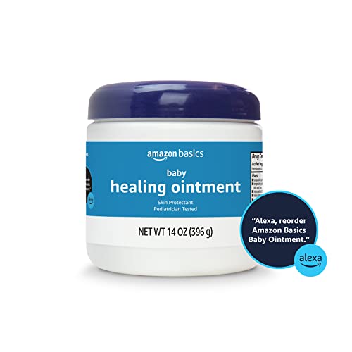 Amazon Basics Healing Ointment for Babies, Skin Protectant for Irritated or Cracked Skin, Pediatrician Tested, 14 Ounce, 4-Pack (Previously Solimo) view 4