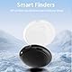 2er-Pack Air Tracker Tag [Apple MFi-Zertifiziert] Koppeln mit Apple Find My (nur iOS) Bluetooth Smart Air Tracker Tag Gegenstandsfinder Schlüsselfinder Weltweites Tracking für Haustier Geldbörse