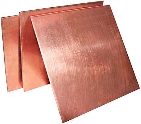 Pure copper sheet metal copper plate thickness 0.1 inch 3 mm x 3.9 inch 100 mm x 3.9 inch 100 mm x 3.9 x 0.1 inch 100