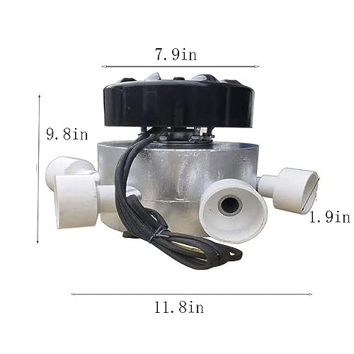 Gerador De Turbina De 3000 W, Microgerador Hidroelétrico 6 Tubos, Motor CA Sem Escova Trifásico Para