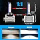 BIHEE D8S Xenon Brenner 8000K Diamond Blaulicht HID Scheinwerferbirnen 35W Scheinwerferlampe Metallstents Base Auto Scheinwerfer Birne Autolampe, 2 Stücke