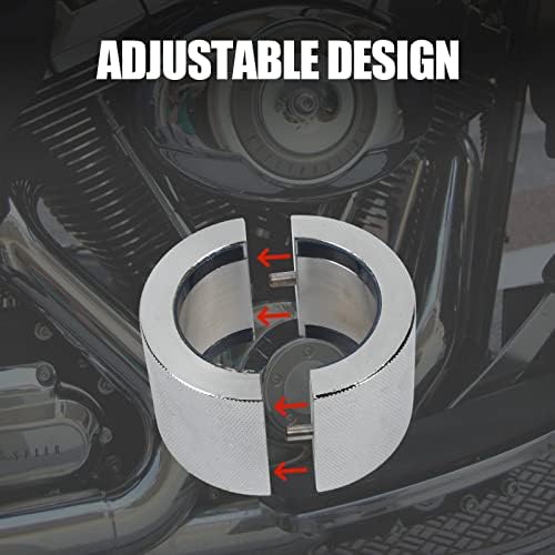MOTOCOCHE 45mm-55mm Motorcycle Adjustable Fork Seal Driver Tool Compatible with Honda Harley Yamaha