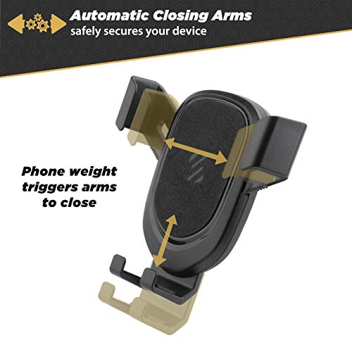 Scosche GHVWD 3-in-1 Universal Suction Cup Phone Mount for Car and Truck Dashboard/Windshield/Vent Mount, 360° Adjustable Phone Stand, Cell Phone Holder Compatible with iPhone and All Android Phones