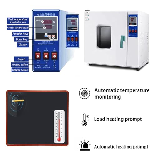Sunseota Lab Drying and Heating Oven, Constant Temperature Blast Drying Oven, 15L,42L,70L,136L Vacuum Drying Oven with Temperature Control and LED Display 15L - Thumbnail 5