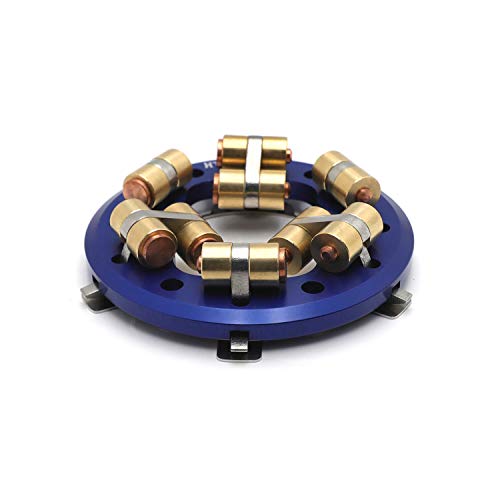 Httmt- Aluminum Alloy Variable Pressure Clutch Plate Compatible With H-D 98-06 Big Twin (Reduces Lever Pull Up To 40%) [P/N: Tghd-Epc006-Blue] #TOP3