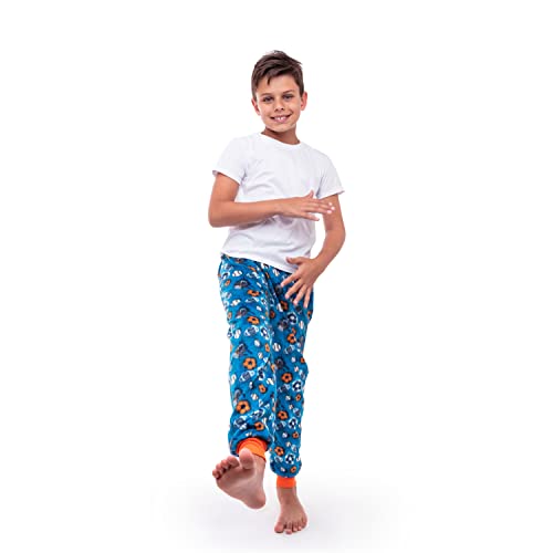 Sleep On It 3-Pack Boys Pajama Pants | Soft Kids Pajama Pants – (3 Pack) (Blue-Orange-Gray, 8-10) #TOP5