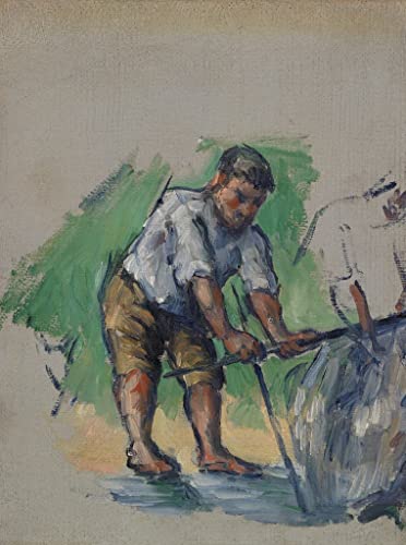 Affiche Paul Cézanne le foreur de puits impression sur toile 60x90cm