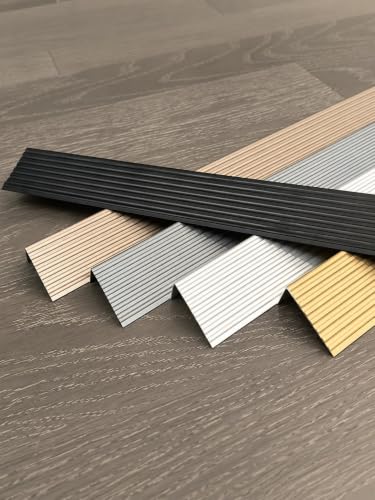 Nariz de escalera 100 cm, mamperlán de aluminio autoadhesivo para rampas 5