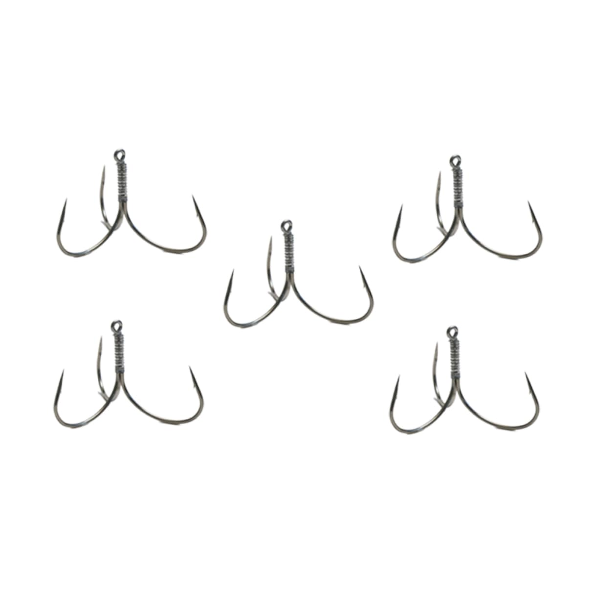 BESPORTBLE 3 Set Di Ami Da Pesca Con Ardiglione Tre Ami Connettore Per La Pesca in Acqua Dolce 5 Pezzi*3