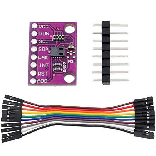 AIHJCNELE CCS811 Gas Sensor Module Carbon Dioxide CO2 eCO2 TVOC Detection Sensor Board Air Quality Detecting Tool I2C Output Detector DIY Experimental Learning Development with Dupont Line (CCS-811)